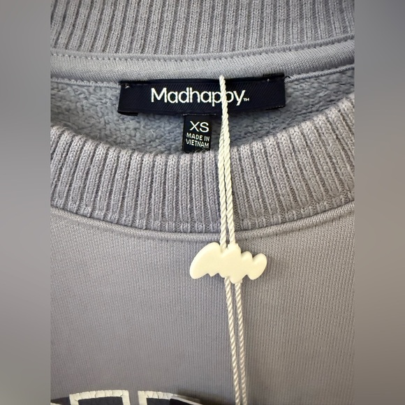 Madhappy Spring Capsule Fleece Crewneck Periwinkle XS - Picture 5 of 8